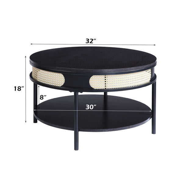 ACME Colson Black Coffee Table Model LV01076