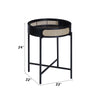 ACME Colson Black End Table Model LV01077