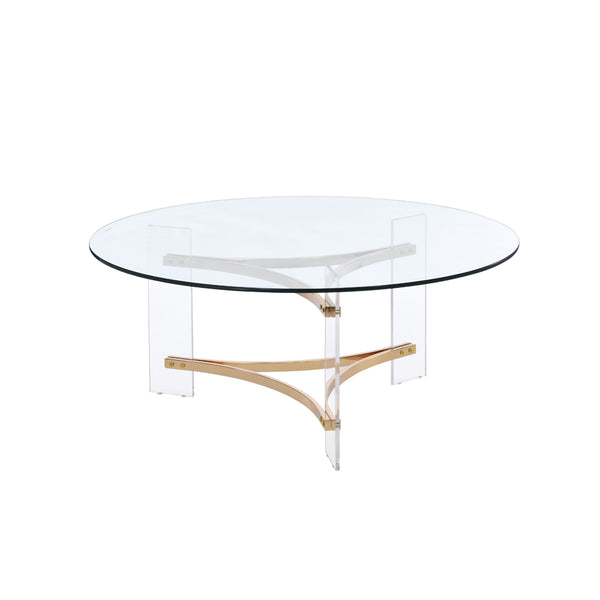 ACME Sosi Gold Coffee Table Model LV01083