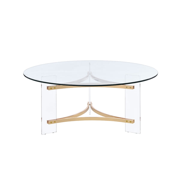 ACME Sosi Gold Coffee Table Model LV01083