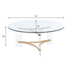 ACME Sosi Gold Coffee Table Model LV01083