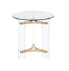 ACME Sosi Gold End Table Model LV01084