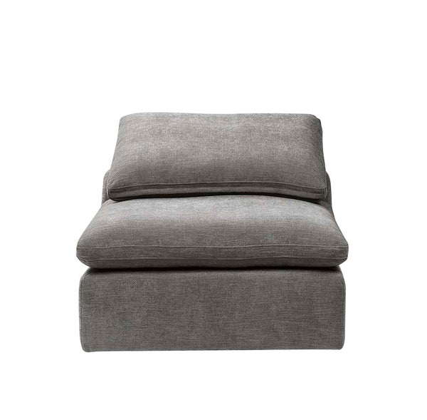 ACME Naveen Gray Linen Modular Armless Chair Model LV01103