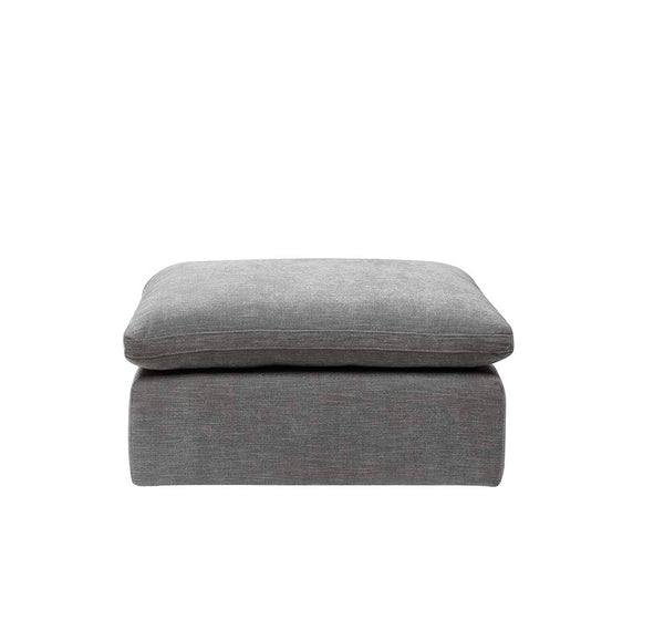 ACME Naveen Gray Linen Modular Ottoman Model LV01105