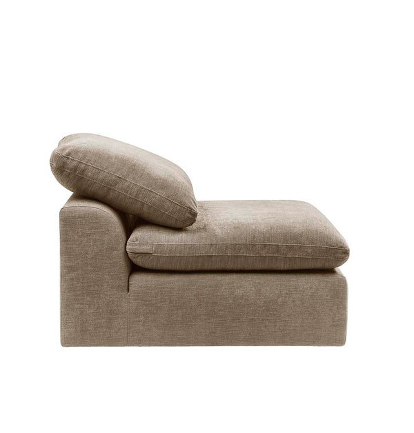ACME Naveen Khaki Linen Modular Armless Chair Model LV01106