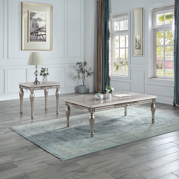 ACME Pelumi Platinum Coffee Table Model LV01115