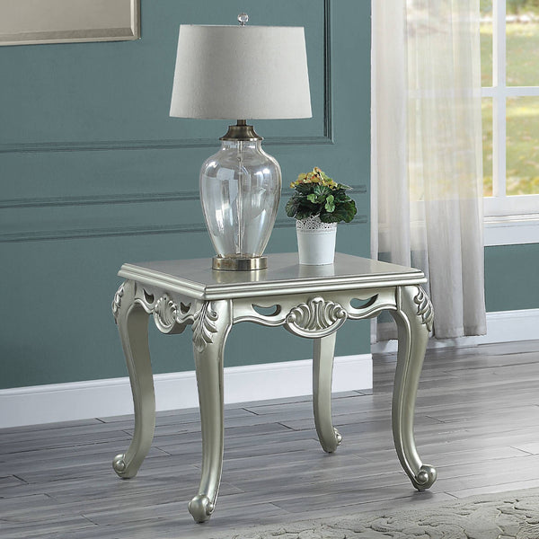 ACME Qunsia Champagne End Table Model LV01121