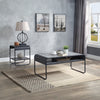 ACME Raziela Concrete Gray & Black End Table Model LV01146