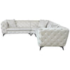 ACME Atronia Beige Fabric Sectional Sofa with 4 Pillows Model LV01160
