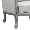 ACME Samael Gray Linen & Gray Oak Chair with Pillow Model LV01163