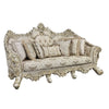ACME Danae Fabric Champagne & Gold Sofa with 7 Pillows Model LV01193