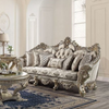 ACME Danae Fabric Champagne & Gold Sofa with 7 Pillows Model LV01193