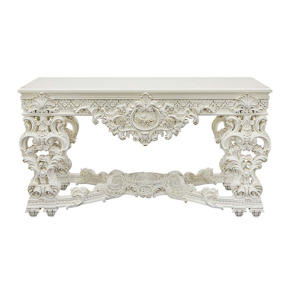 ACME Adara Antique White Sofa Table Model LV01219