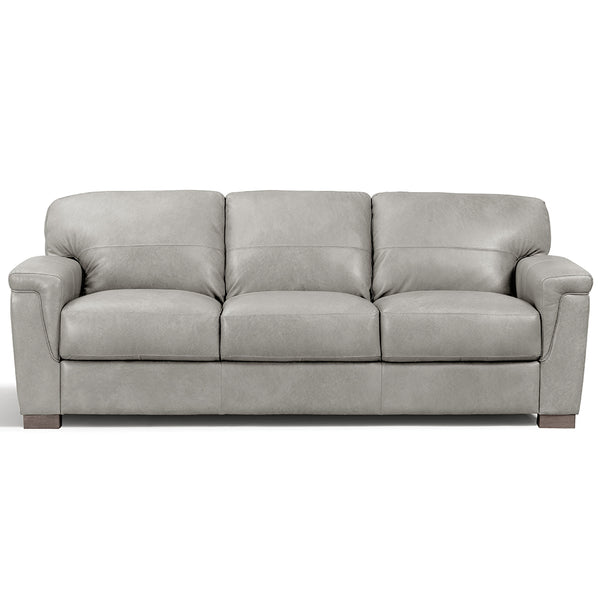 ACME Cornelia Pearl Gray Top Grain Leather Sofa Model LV01296