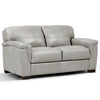 ACME Cornelia Pearl Gray Top Grain Leather Loveseat Model LV01297