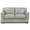 ACME Cornelia Pearl Gray Top Grain Leather Loveseat Model LV01297