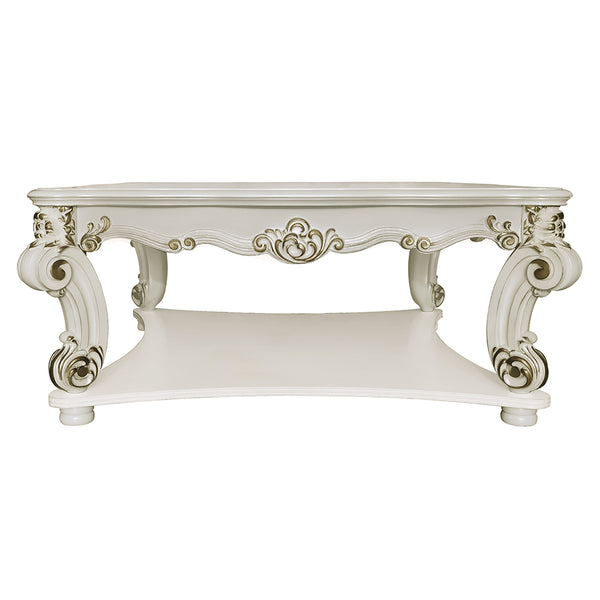ACME Vendome Antique Pearl Coffee Table (Square) Model LV01526