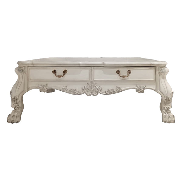 ACME Dresden Bone White Coffee Table Model LV01686
