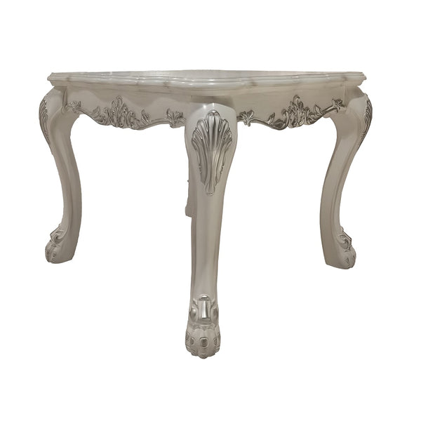 ACME Dresden Bone White End Table Model LV01692