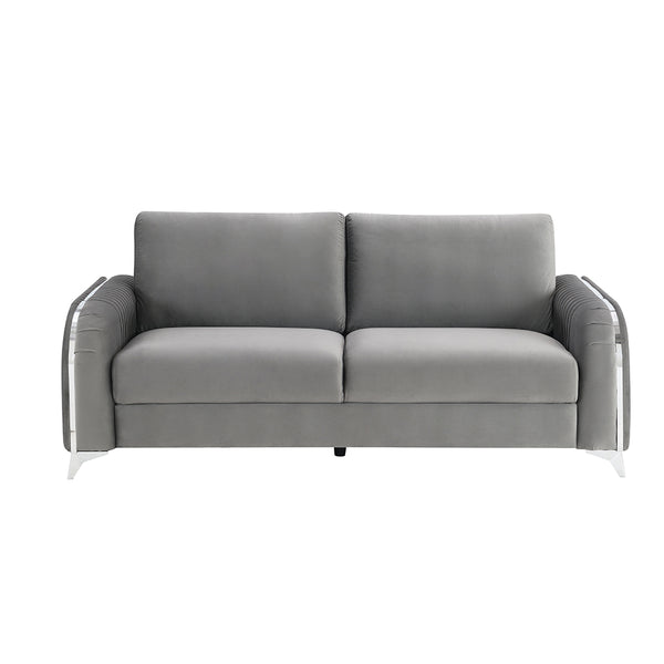 ACME Wenona Gray Velvet Sofa Model LV01710