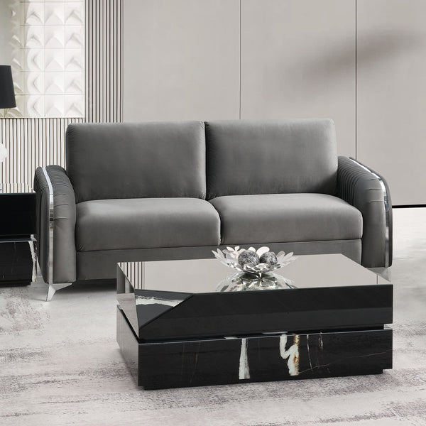 ACME Wenona Gray Velvet Sofa Model LV01710