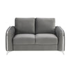 ACME Wenona Gray Velvet Loveseat Model LV01711
