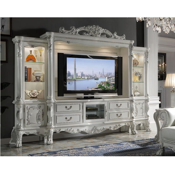 ACME Dresden Bone White TV Stand Model LV01714