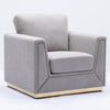 ACME Valin Gray Linen Chair Model LV01746