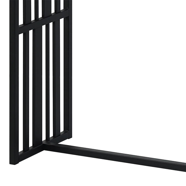 ACME Zudora Antique Oak & Black Sofa Table Model LV01753