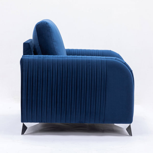 ACME Wenona Blue Velvet Sofa Model LV01774