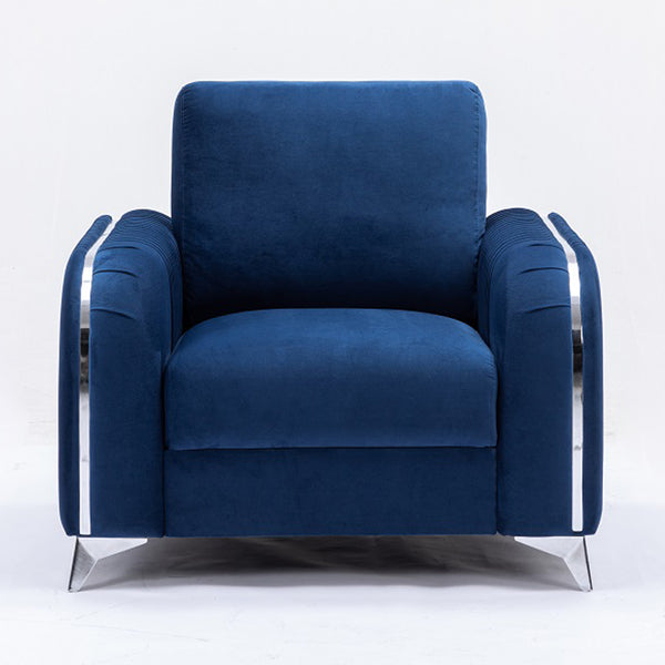 ACME Wenona Blue Velvet Chair Model LV01776