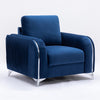 ACME Wenona Blue Velvet Chair Model LV01776