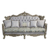ACME Miliani Fabric & Antique Bronze Sofa with 5 Pillows Model LV01780