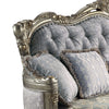 ACME Miliani Fabric & Antique Bronze Sofa with 5 Pillows Model LV01780