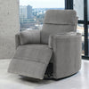 ACME Sagen Charcoal Chenille Glider Recliner with Swivel Model LV01879