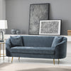 ACME Nakendra Cobalt Blue Chenille Sofa with 2 Pillows Model LV01920