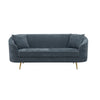 ACME Nakendra Cobalt Blue Chenille Sofa with 2 Pillows Model LV01920