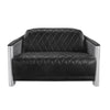ACME Sedna Black Top Grain Leather Loveseat Model LV01983
