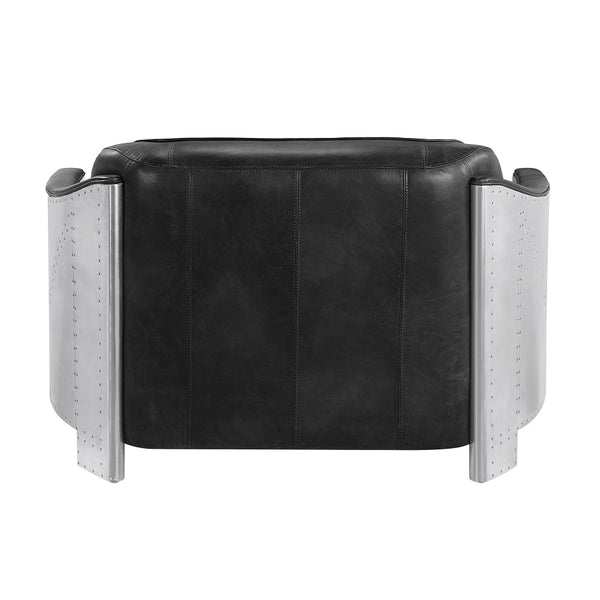 ACME Sedna Black Top Grain Leather Loveseat Model LV01983
