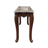 ACME Nayla Natural Marble & Cherry Sofa Table Model LV02006