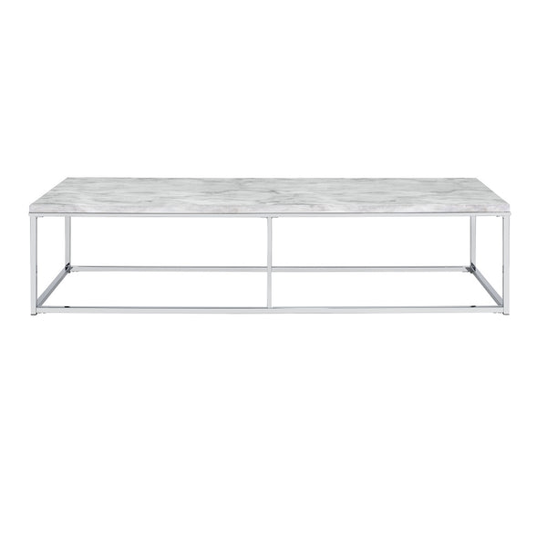 ACME Voleta Chrome Coffee Table Model LV02088