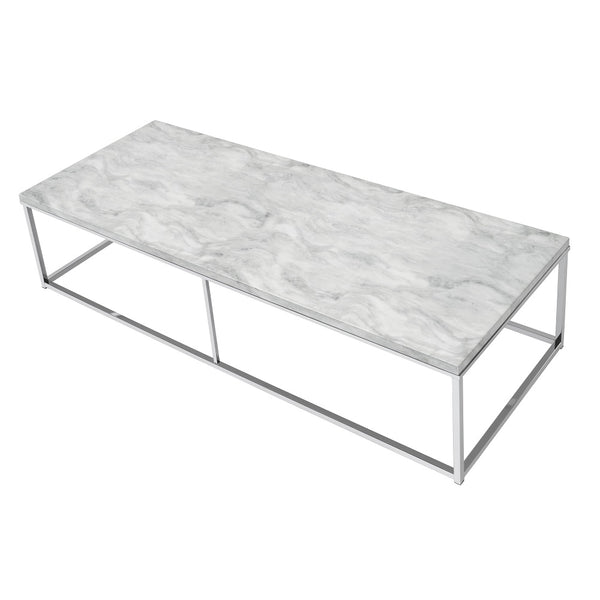 ACME Voleta Chrome Coffee Table Model LV02088