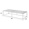 ACME Voleta Chrome Coffee Table Model LV02088
