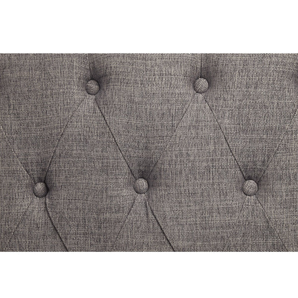 ACME Florian Gray Fabric & Antique White Sofa with 4 Pillows Model LV02119