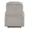 ACME Evander Light Gray Chenille Recliner with Power Lift & Massage Model LV02180