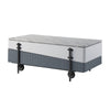 ACME Wilkins White & Gray High Gloss Coffee Table with Lift Top Model LV02187