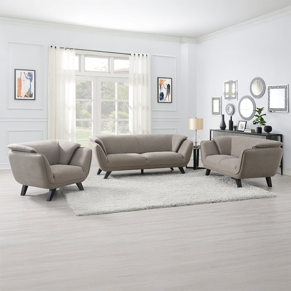 ACME Nayeli Brown Linen Loveseat Model LV02369