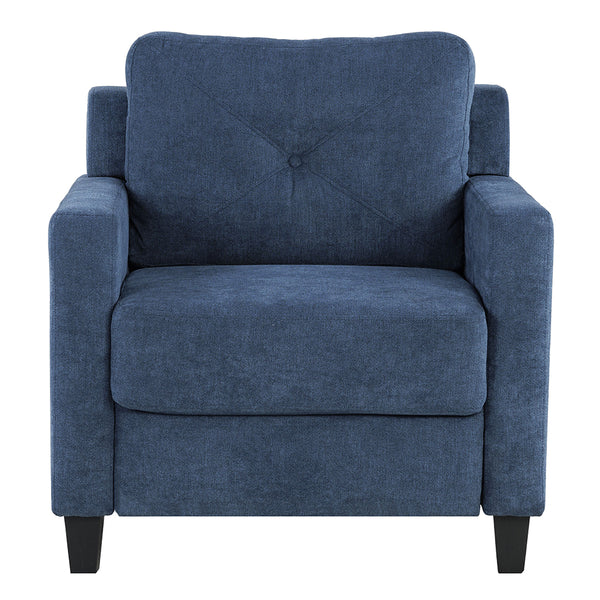 ACME Horatio Navy Chenille Chair Model LV02519