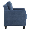 ACME Horatio Navy Chenille Chair Model LV02519