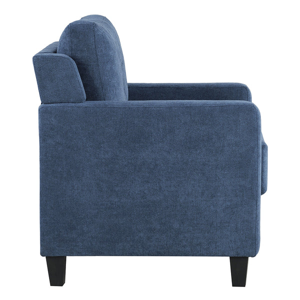 ACME Horatio Navy Chenille Chair Model LV02519